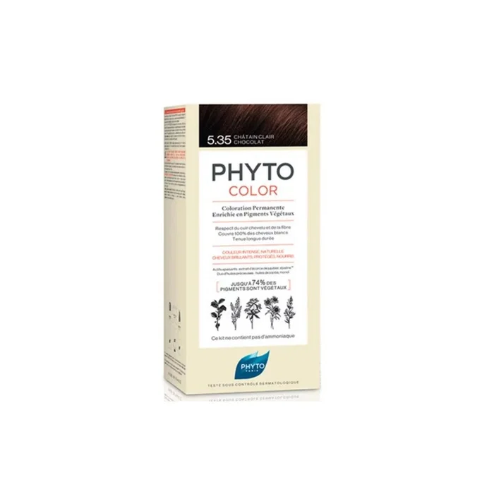 Phyto Phytocolor 5.35 castaño claro chocolate (Pack de 4) Phyto Phytocolor 5.35 castaño claro chocolate (Pack de 4)